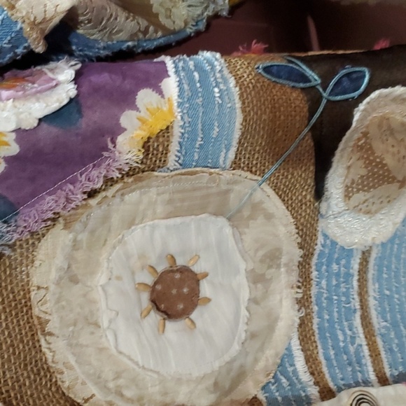 Sandy Starkman Colorful Floral Patchwork Jacket Small - Picture 7 of 10